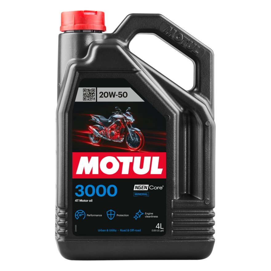Mootoriõli Motul 3000 4T 20W-50 4L